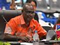 Foreign Minister Jeremiah Manelehas been declared the Solomon Islands' new prime minister. (Mick Tsikas/AAP PHOTOS)